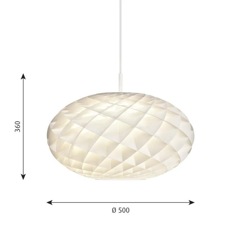Louis Poulsen Patera Oval 500 Led 2700 K, White