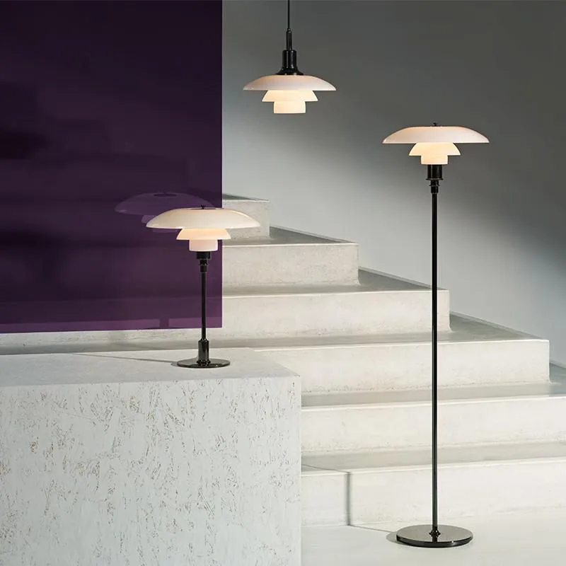 Louis Poulsen Ph 31/2 21/2 Floor Lamp High Gloss Chrome Plated