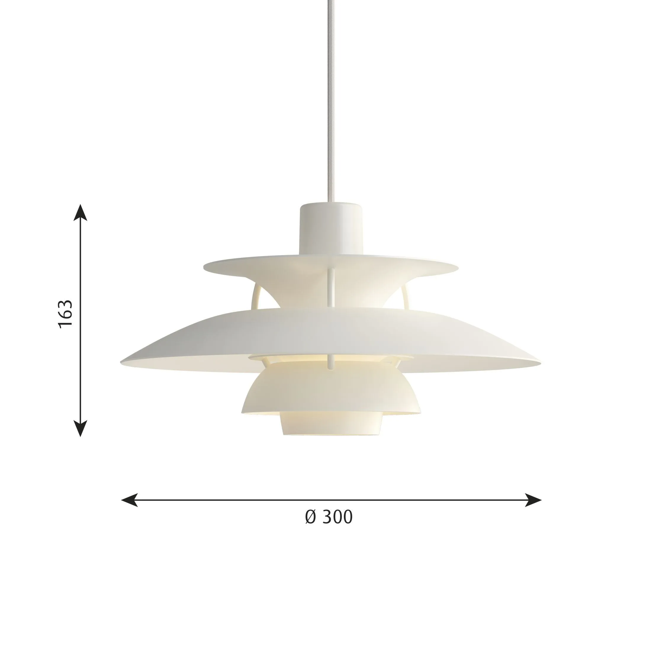 Louis Poulsen Ph 5 Mini Pendant, White