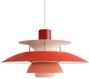Louis Poulsen Ph 5 Pendant, Hues Of Red