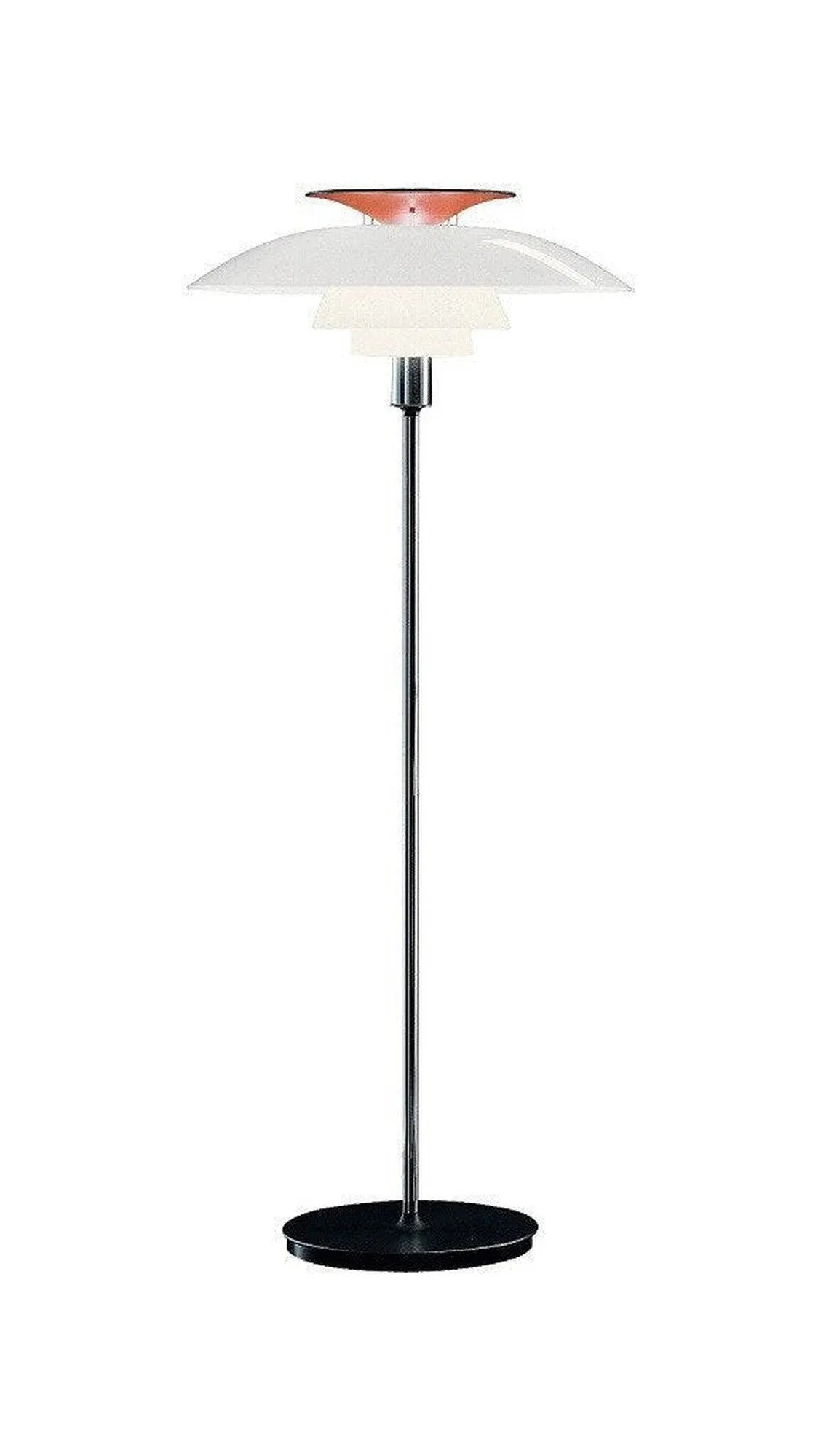 Louis Poulsen Ph 80 Floor Lamp, Acrylic Opal White