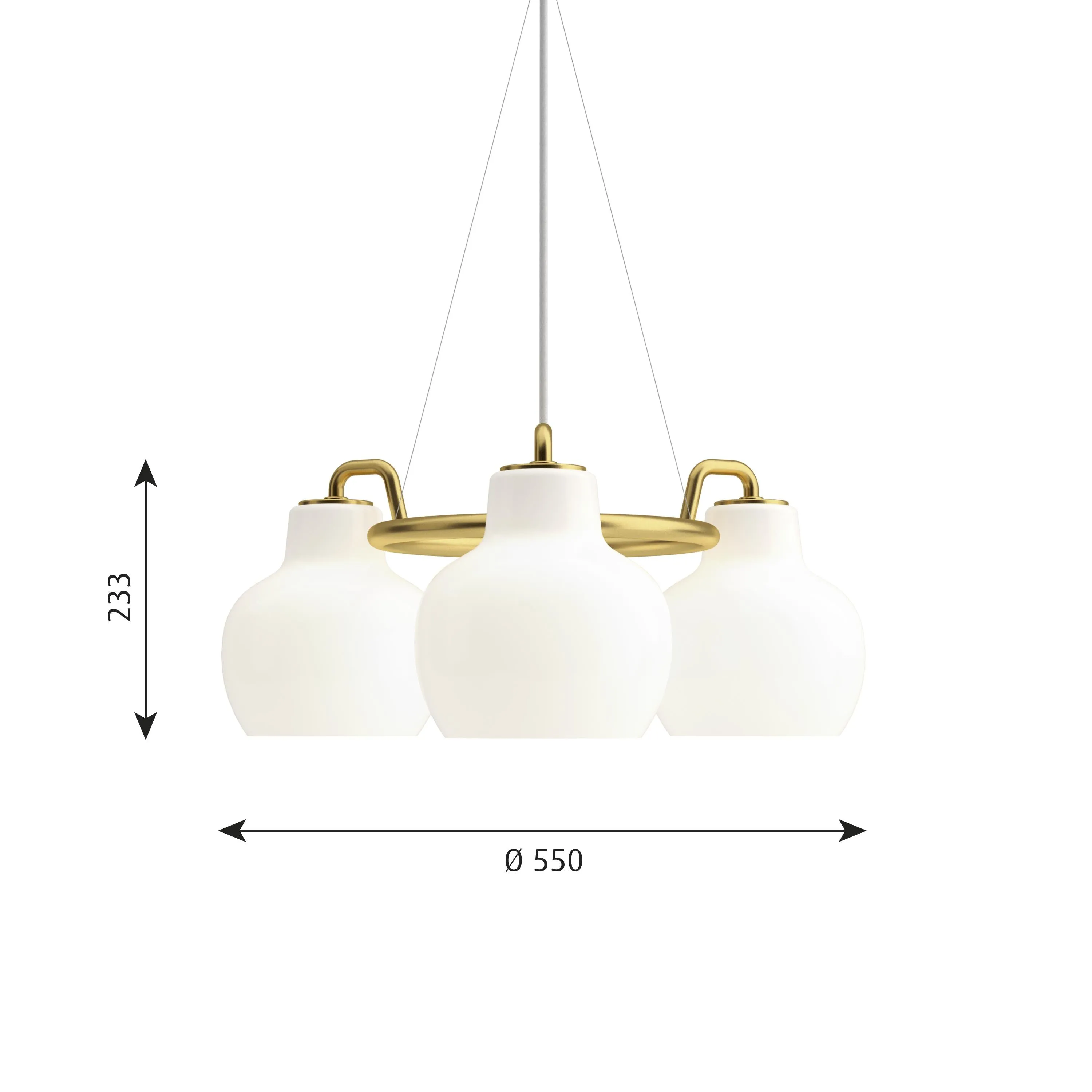 Louis Poulsen Vl Ring Crown 3 Pendant