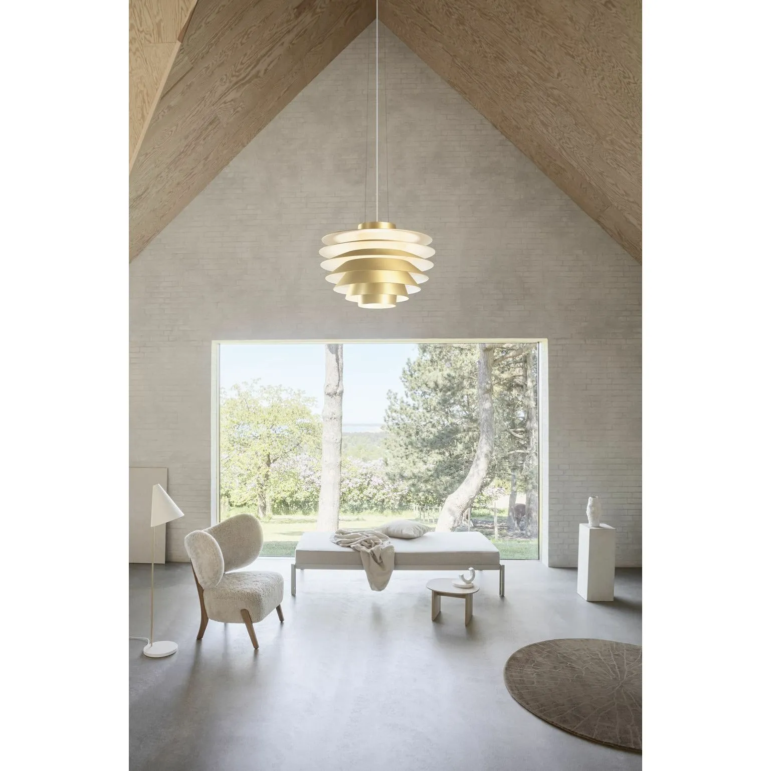 Lyfa Verona Pendant 40 Cm, Brass