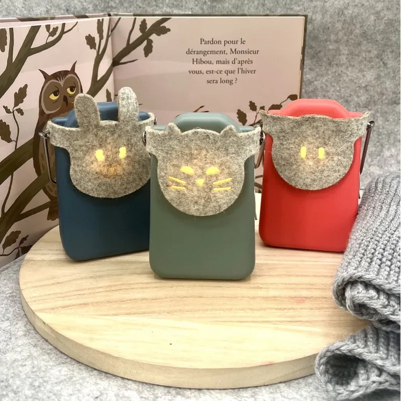 Maison Polochon Kivala 5-in-1 Lamp Box - Coral Red