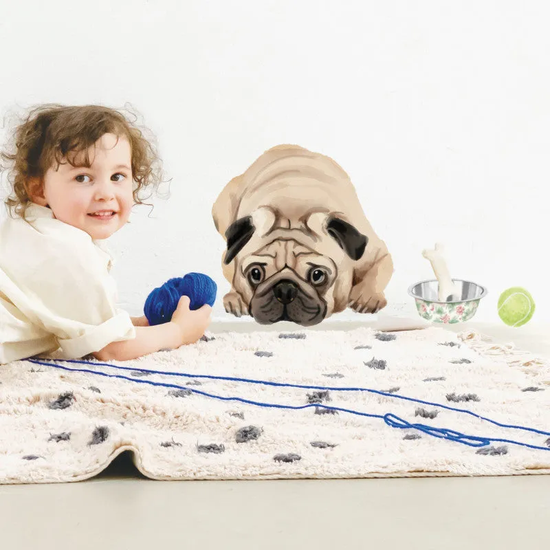MIMI'lou Sticker Planche - Mops - 45x35cm