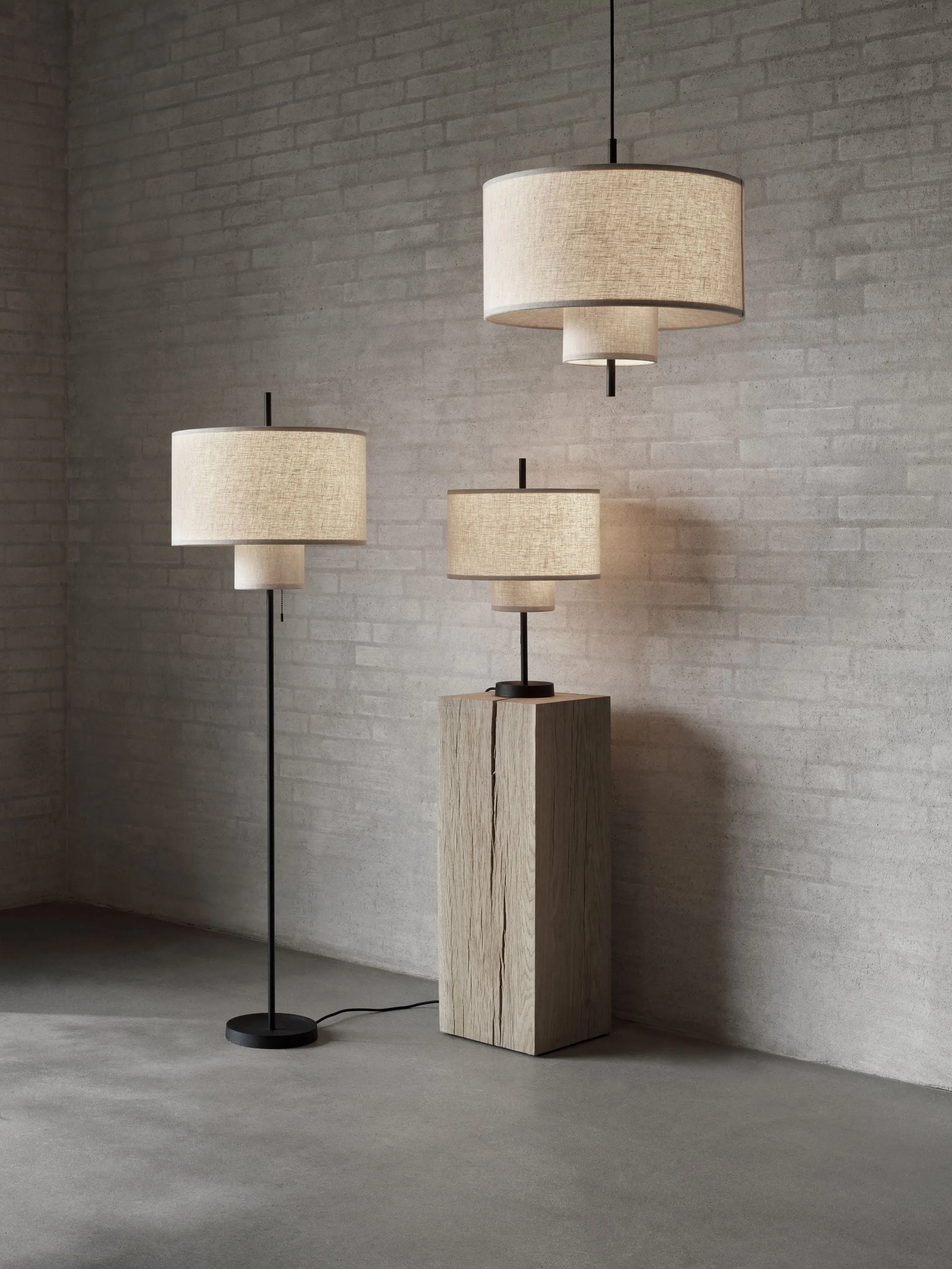 New Works Margin Floor Lamp Powder Coated Metal