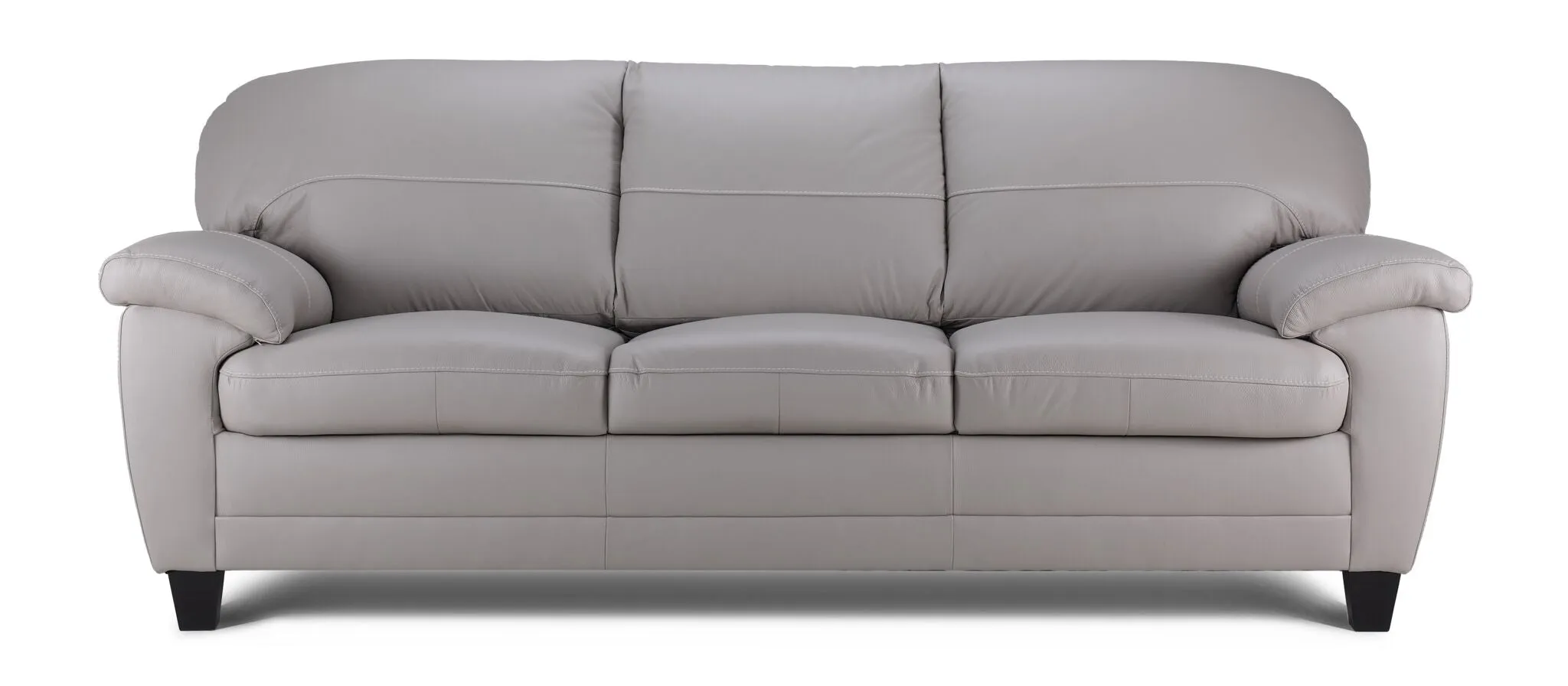 Raphael Leather Sofa - Cloud Grey