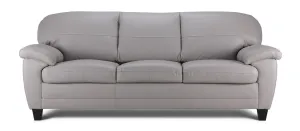 Raphael Leather Sofa - Cloud Grey