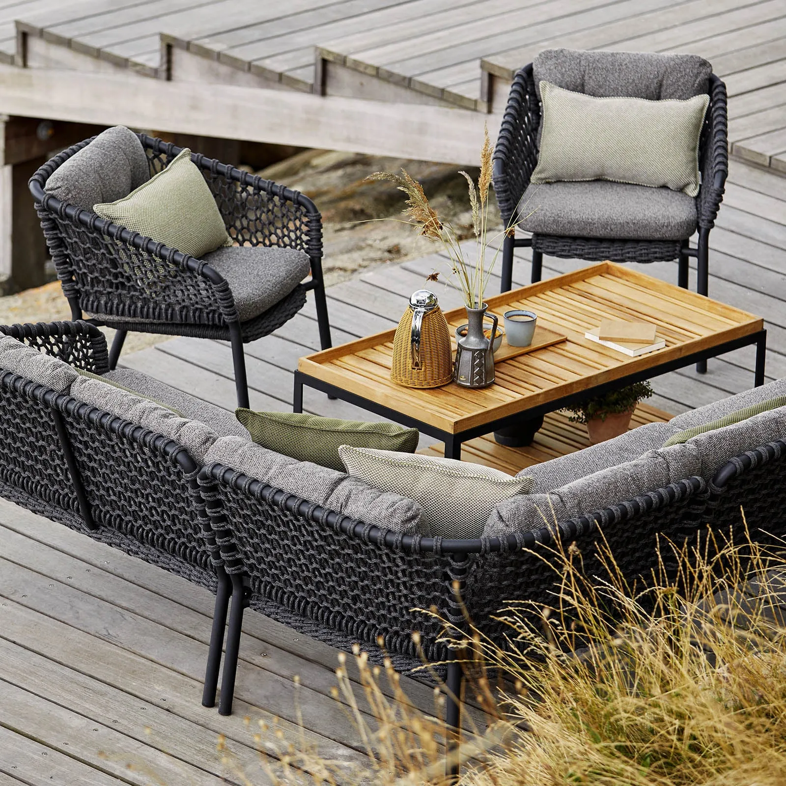 Rectangular Level Outdoor Coffee Table