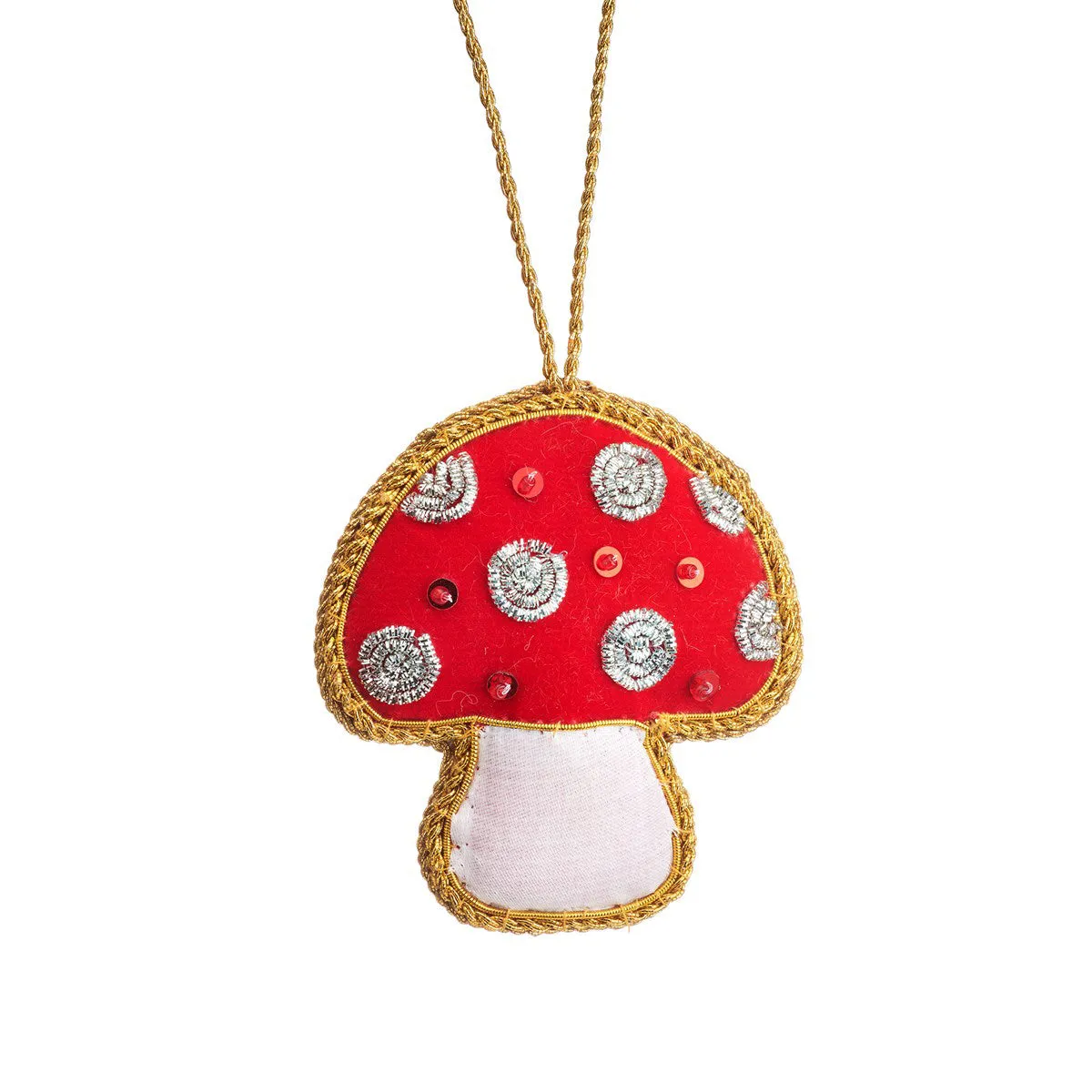 RJB Stone Mushroom Zari Decoration