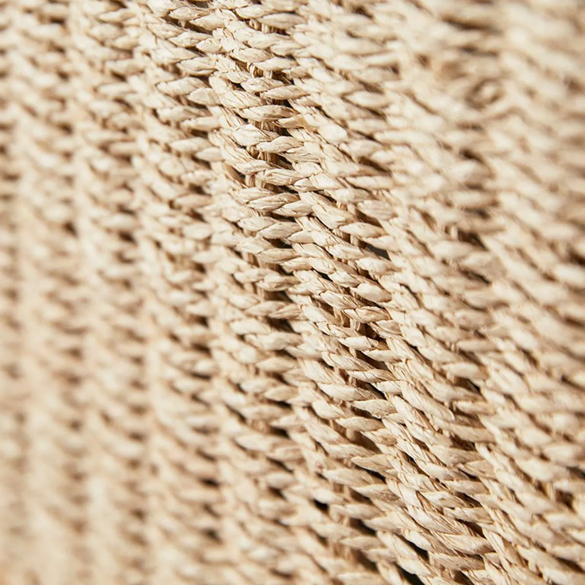 Scalloped Black Tip Cube Basket Mocka