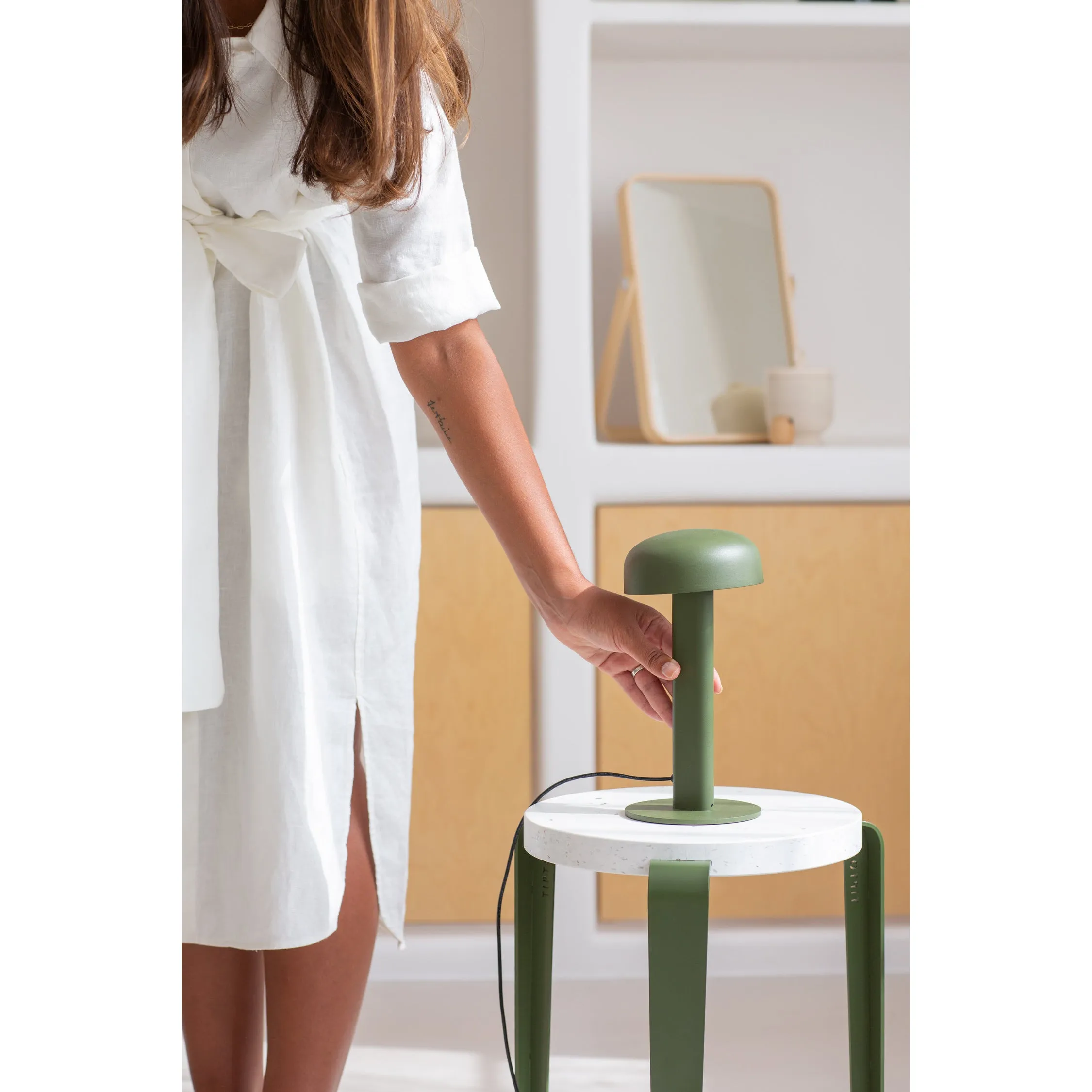 TIPTOE Table Lamp Ash Pink