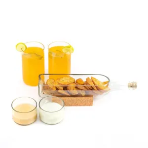 Transparent Wine Bottle Serving Set