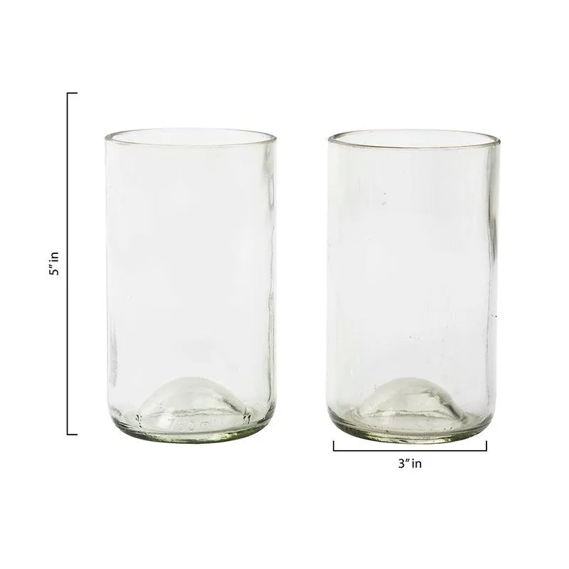 Transparent Wine Bottle Serving Set
