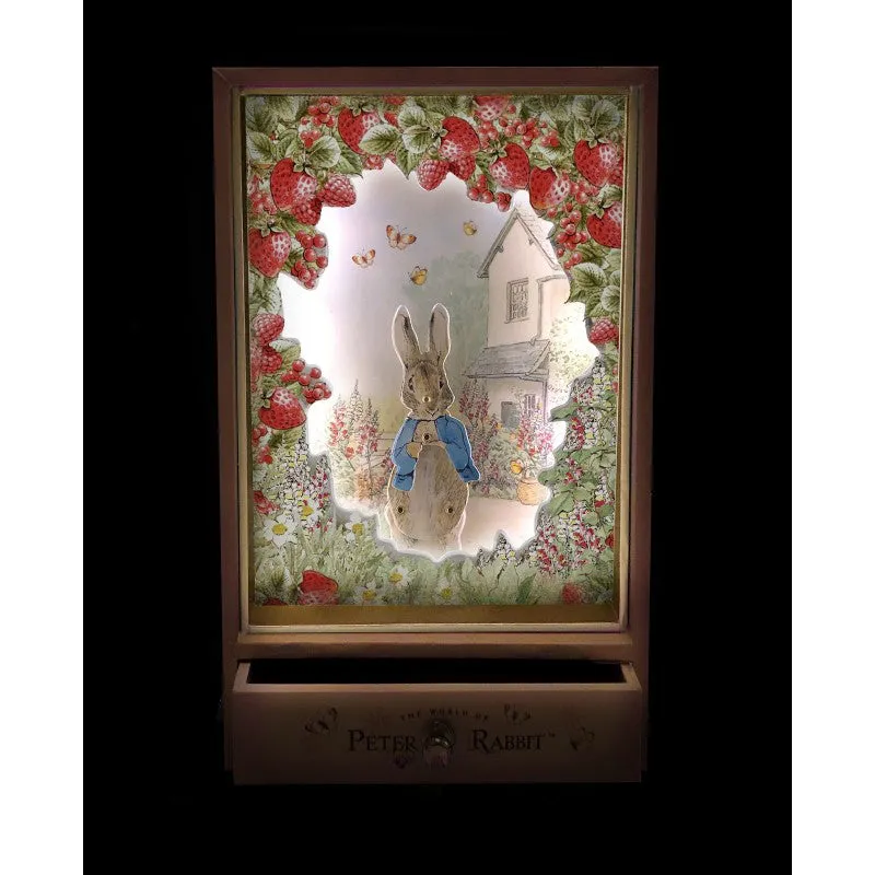 Trousselier Large Dancing with Music & Nightlight Peter Rabbit - Strawberries