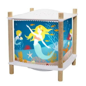 Trousselier Night Light - Lantern Revolution 2.0 - Mermaid - Wireless, Musical, Cry Detection, USB Rechargeable