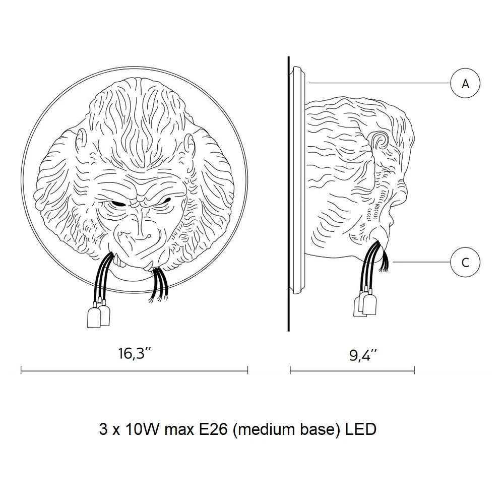 Ugo Rilla Wall Sconce