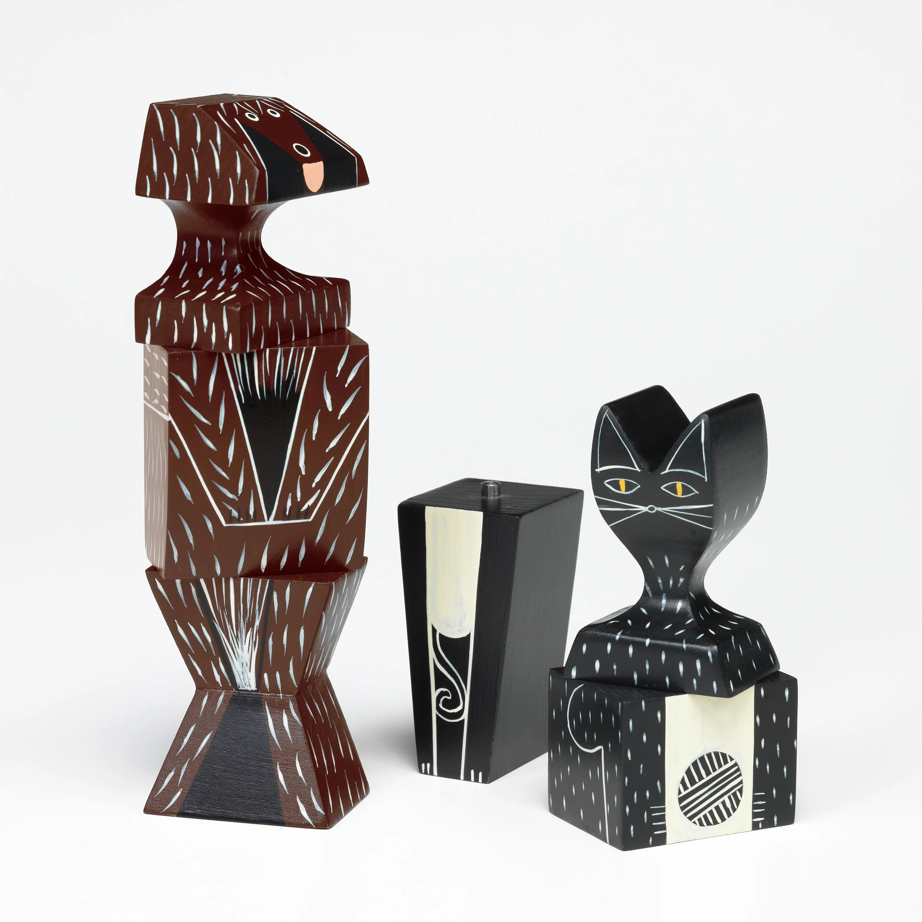 Wooden Doll Dog