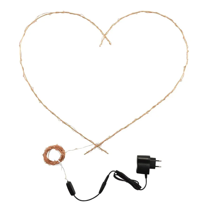 Zoé Rumeau Heart Gold Light 50cm