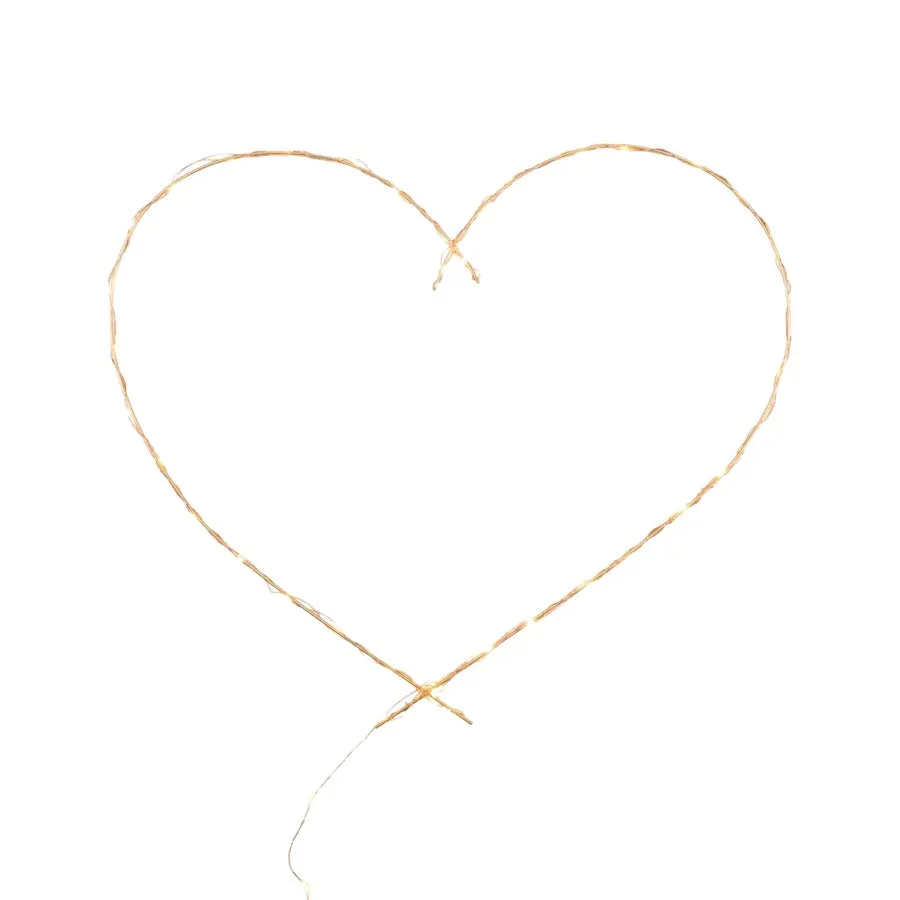 Zoé Rumeau Heart Gold Light 50cm